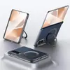 Funda protectora magnética compatible con Samsung Z Fold 8, con anillo giratorio de 360 grados, para carga inalámbrica