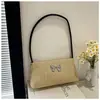 Bolso de Paja Retro de Moda 2025 Nuevo Bolso de Hombro Sencillo Casual Bolso Casual de Moda Bolso de Mujer Estilo Pastoral para Mujer