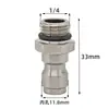 Conector para Hidrolavadora M14*1.5 Hembra 1/4 Acero Inoxidable Macho Enchufe Giratorio de Conexión Rápida para Lavadora de Coches de Alta Potencia