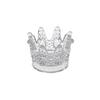 Adornos Creativos de Corona de Cristal y Vidrio Estante para Guardar Huevos de Belleza y Maquillaje Artesanía en Relieve Estilo Europeo Candelabro Cenicero