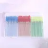 Cajas de Cepillos para Pestañas al por Mayor con Mangos de Cristal, Cepillos de Colores, Cepillos para Pestañas de Doble Propósito, Paquete de 50 Piezas de Cepillos para Pestañas