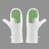Cepillo Mágico Multifuncional Guantes de Lavado Doméstico Plástico Látex Impermeable Limpieza de Cocina Lavado Doméstico Lavado de Ropa Lavado de Vajilla para Mujeres