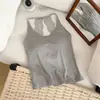 Camisola colorida de talla grande sin espalda 40-100 kg no necesita usar sujetador, copa fija, adecuada tanto para usar por dentro como por fuera