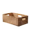 Cesta de Armazenamento para Gabinete Kens Mesa de Centro Japonesa Caixa de Diversos Rattan Sintético Trançado Cesta de Armazenamento para Entrada Casa Caixa de Armazenamento para Mesa