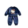 Lindo Conjunto para Niñas 2026 Nuevo Estilo Coreano Celebridad de Internet Infantil de Moda Casual Deportivo Sudadera y Pantalones Conjunto de Dos Piezas de Moda