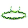 Comércio Exterior Transfronteiriço Joias Corda de Cera Trançada Pulseira de Mão Brinquedo Pulseira Trançada de Três Fios Colorida Cruzada Conjunto Ajustável para Casal