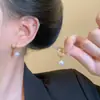 Pendientes de Perlas de Imitación Mismo Estilo que Liu Yifei, Pendientes Femeninos y de Alta Gama, Pendientes Populares de Nicho 2025 Lujo Accesible