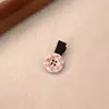 Pinza para el Cabello con Botón Floral Original Nuevo, Retro y Divertido, Pinza Versátil de Pato para Flequillo de Verano, Pasador de Pinza de Botón para el Cabello, Accesorio para el Cabello