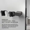 Topes de Puerta sin Taladro, Dispositivo Anticolisión para Manijas de Puerta Estilo Nuevo, Topes de Puerta de Silicona, Tope de Puerta para Baño