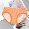 Calzones Triángulo de Algodón Puro para Mujer de Cintura Media Ajustados al Cuerpo con Rayas de Letras Estilo Marino para Niñas 8186