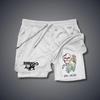 Amazon Comercio Electrónico Transfronterizo Más Vendidos Shorts de Verano Estampado Digital 3D para Hombre Doble Capa Transpirables Casuales