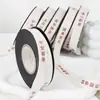 Cinta de Algodón Estilo Chino Personalizada de 1.5 cm con Caracteres Rojos sobre Fondo Blanco, Cinta para Decoración de Ramo de Regalo, Cinta de Algodón Blanca Texturizada