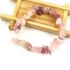 Cristal Natural Grava Colorida Irregular DIY Hecho a Mano Elástico Pulsera de Cuentas Cadena Simple para Mujer