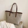 Bolso de hombro retro de gran capacidad para mujer, nuevo bolso de mano informal personalizado de invierno 2023, bolso de moda para axila.