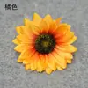 Suministro de fábrica de flores artificiales para escenas de festival de la cosecha, cabezas de girasol multicolores, decoraciones de flores de girasol para accesorios de fotografía