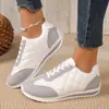 Comercio Exterior Transfronterizo Zapatilla de Deporte para Mujer Zapatos con Cordones Versátiles Zapatos para Mujer Primavera y Otoño 2024 Zapatos Ligeros Suaves y Cómodos para Mujer