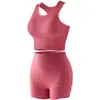 Conjunto de Sujetador Ajustado Nude Chaleco Pequeño Conjunto Deportivo de Fitness Yoga Running Conjunto de Sujetador Antishock Mayoreo