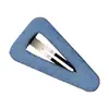 Grampo de cabelo triangular xadrez de bolinhas em tecido estilo coreano para mulheres, novo modelo 2026, presilha lateral para franja, grampo de cabelo BB para franja frontal