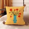 Funda de almohada de gamuza estilo nórdico Dopamine Ins, abstracta, sencilla, para sofá, sala de estar, modelo de habitación