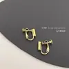 Convertidor Universal de Clip para Oreja 14k Clip para Oreja Perno de Oreja Pendiente Invisible Indoloro Accesorios para Mujeres