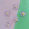 Nueva Columna de Flor de Resina Flor de Cinco Pétalos Flor diy Funda para Teléfono Accesorios para el Cabello de Niños Material de Accesorios para Pasadores