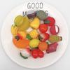Frutas e Vegetais Estéreo Simulados Brinquedos de Comida em Miniatura DIY Grampos de Cabelo Feitos à Mão Capas de Celular Acessórios de Resina Cola de Creme Joias