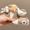 Clip BB de felpa de dibujos animados dulce, accesorio para el cabello infantil, liga para el cabello de animal rellena de algodón para otoño e invierno, anillo para el cabello lindo de niña, adorno para el cabello, pinza para el cabello