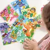 8 Pegatinas de Dinosaurios de Dibujos Animados, Pegatinas Personalizadas y Creativas para Diario DIY, Pegatinas Decorativas para Teléfono Móvil, Patineta, Refrigerador, Cuaderno