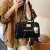 Bolso de Hombro Único con Estampado de Leopardo Estilo Coreano Nicho Estilo Occidental Mochila Casual 2025 Nuevo Bolso Bandolera Bolso de Mano