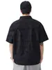 Ropa para Hombre Fengshe / Nuevo Polo de Manga Corta para Hombre Verano 2026 con Cuello Camisero y Textura Jacquard, Camiseta Casual