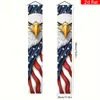 Cortina de Porta de Bandeira Pendurada de Casal para o Dia da Independência Americano de 250º Aniversário 1776-2026 Modelo Novo Transfronteiriço