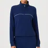 Chaqueta Deportiva con Cremallera y Cuello Alto para Mujer, Chaqueta de Tenis, Casual, Secado Rápido, para Correr, Transfronteriza, Cortavientos, Fitness, Top de Manga Larga