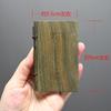 Sándalo Verde Argentino Tallado Libro Sutra del Diamante Sutra del Corazón de Guanyin Maldición de la Gran Tristeza Sutra Budista de Bolsillo Libro Budista de Mano