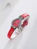Nuevo Cinturón Popular Personalizado para Mujer Transfronterizo Creativo Gota de Agua Strass Simple Escala Versátil Casual Reloj de Cuarzo