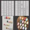 Nuevos Moldes para Uñas con Diseños Lindos: Marcos de Fotos, Crema de Manzana, Cachorro, Corazón, Mariposa, Estrella, Nube