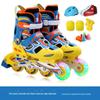 Patins atacado Cougar conjunto completo infantil ajustável com LED simples patins in-line masculinos e femininos patins de rodinhas infantis