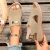 Sandalias Europeas y Americanas de Comercio Exterior Talla Grande Huecas Ligeras de Suela Gruesa para Mujer Plataforma Transfronteriza Hebilla Punta Abierta Sandalias de Playa
