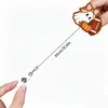 Porta-Crachá Retrátil de Acrílico com Glitter para Outono e Halloween com Desenhos de Fantasma, Abóbora e Pato