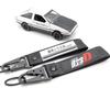 Fujiwara Tofu Titular D AE86 Periférico Llavero Bordado Fragante Cadena Colgante Lanyard Largo Llavero de Cuero