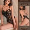 Yiyuo nueva lencería sexy sexy mono mujer caliente encaje tentación hueco uniforme pasión pijama 8674