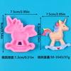 Molde de Silicona para Hacer Decoración de Pastel de Fondant, Caramelo de Chocolate, Caballo Unicornio, Carrusel