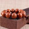 Pulsera de Palo de Rosa Birmano para Hombre Pulsera Retro de Cuentas de Buda DIY Juguete Cultural para Hombres y Mujeres Decoración de Cuentas de Rosario de Madera Venta al por Mayor