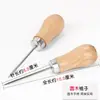 En Stock Punzón Sólido de Acero Macizo en Forma de Cono para Reparación de Calzado Hecho a Mano, Herramienta Multifuncional para Perforar y Coser Tela y Cuero