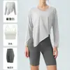 Conjunto de três peças para yoga de alta elasticidade com sensação de segunda pele para mulheres, shorts de ginástica de cintura alta com controle de barriga e levantamento de glúteos, conjunto esportivo para Pilates e corrida