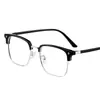 Nuevas Gafas Retro Versátiles que Cambian de Color para Viajar, Gafas Ópticas de Alta Gama para el Día a Día, Gafas Planas Atractivas Anti-Luz Azul para Hombres