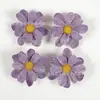 Imitación Ins Pequeño Fresco Terciopelo Flor de Cerezo Cabeza Pasador Hecho a Mano DIY Corona Adorno para el Cabello de Boda Material para Ramillete Flor Artificial