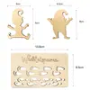 Tienda de campaña de madera para camping de Amazon decoración navideña para el hogar juguete graffiti DIY manualidades hechas a mano regalo de vacaciones
