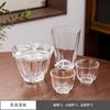 Set de Vidrio de Borosilicato Alto Tazón Pequeño Taza de Té Kung Fu Venta al por Mayor Taza Magnolia Taza de Té Transparente Taza para Velas Tapa Vaso