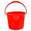 Balde pequeno de plástico com tampa balde de tinta balde pequeno vermelho balde para pintura infantil balde de ovos de praia balde para barraca de rua