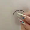 Pegatinas de Arte para Uñas de Alto Nivel con Cruz de Dopamina Dulce Fresco Retro Sexy DIY Uñas de Taza de Agua